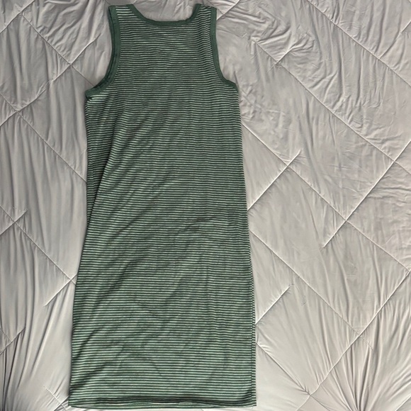 Cotton On Forest Green & White Striped Tank Dress - Picture 6 of 6
